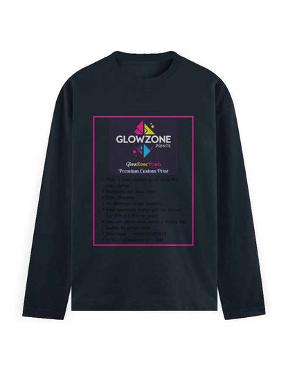 Men's Full Sleeve T-Shirt | MF31 (Custom Print)