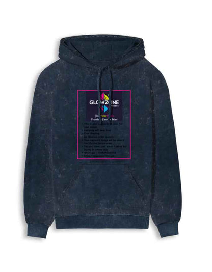 Unisex Acid Washed Hoodie | UH62 (Custom Prints)