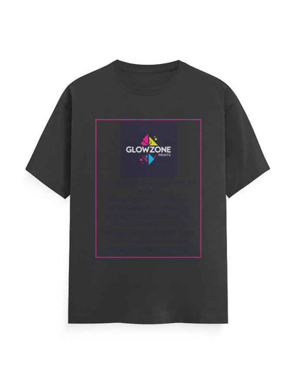 Unisex Classic Crew T-Shirt (Custom Print) Steel Grey GlowZonePrints