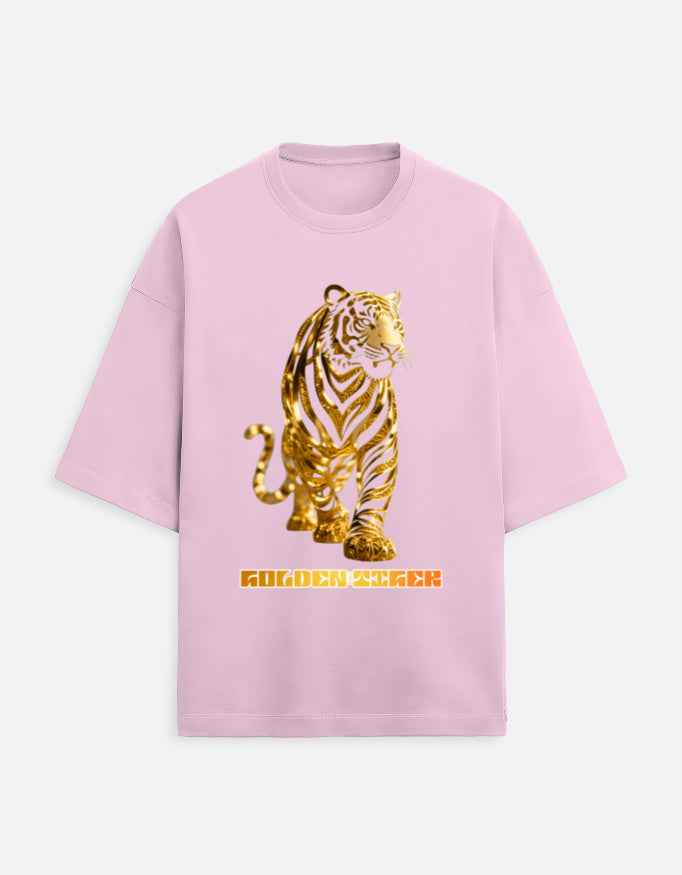 Metallic Golden Tiger T-Shirt