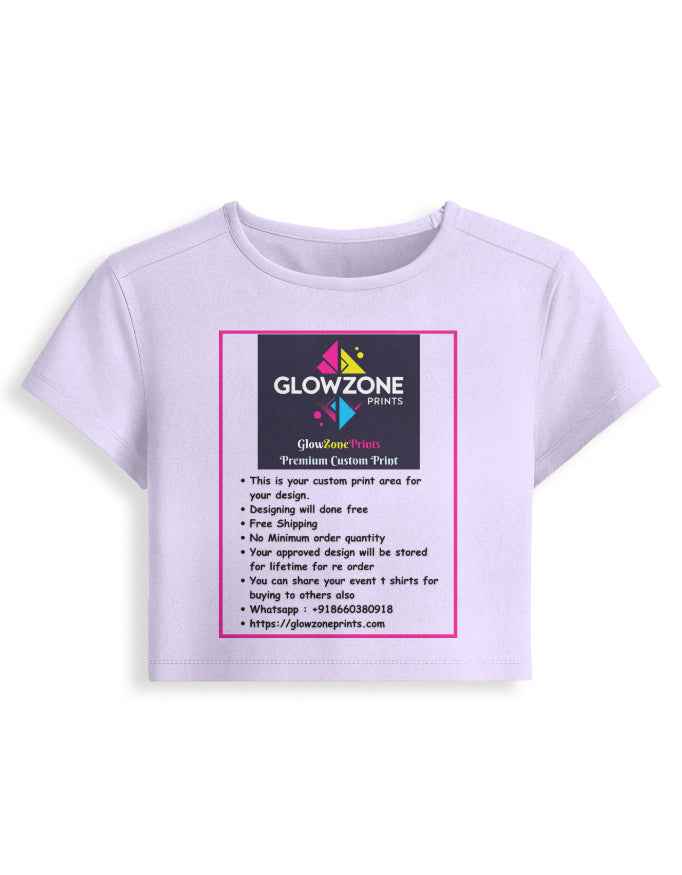 Female Premium Baby Tee | FT47 (Custom Print)