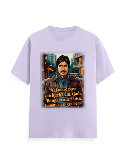 Unisex Classic Crew T-Shirt - Dewaar 1975 Lavender GlowZonePrints