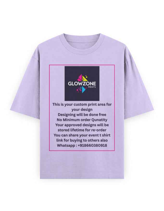 Unisex Oversized Classic T-Shirt (Custom Print)