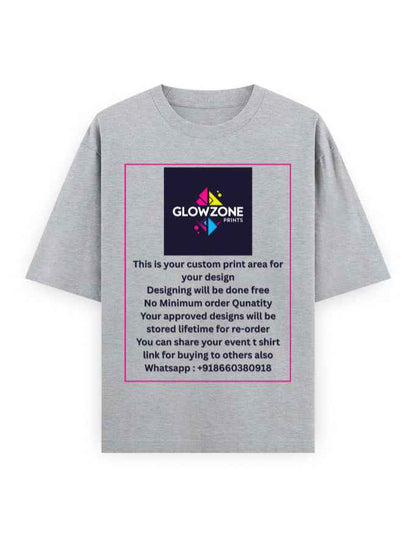 Unisex Oversized Classic T-Shirt (Custom Print)