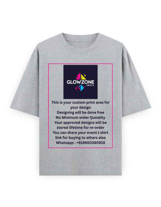 Unisex Oversized Classic T-Shirt (Custom Print)