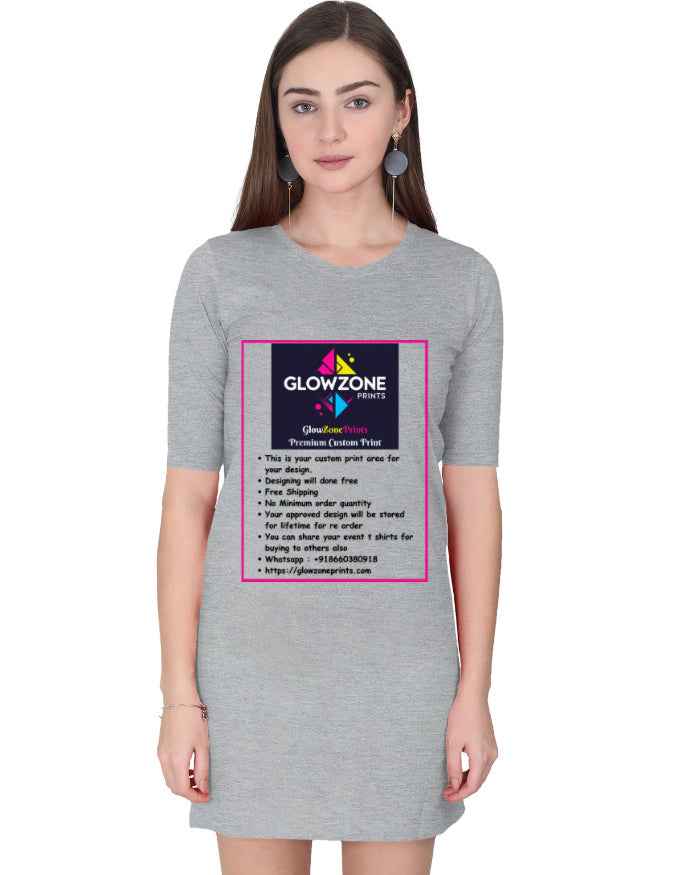 Female T-Shirt Dress | FC43 (Custom Print)