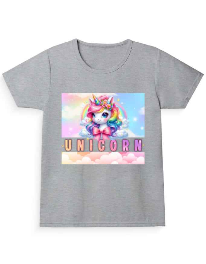 Unicorn Girl’s Crew Neck T-Shirt