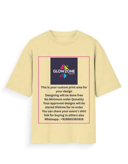Unisex Oversized Standard T-Shirt (Custom Print)