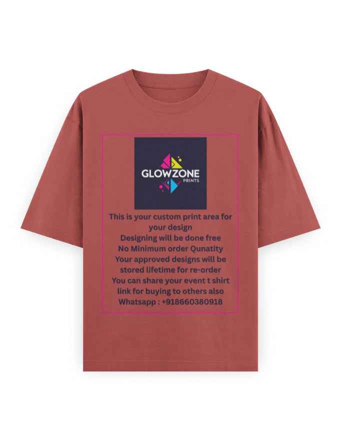 Unisex Oversized Classic T-Shirt (Custom Print)