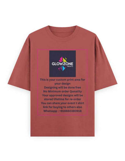 Unisex Oversized Classic T-Shirt (Custom Print)