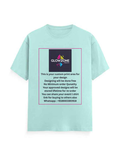 Unisex Classic Crew T-Shirt (Custom Print) Mint GlowZonePrints