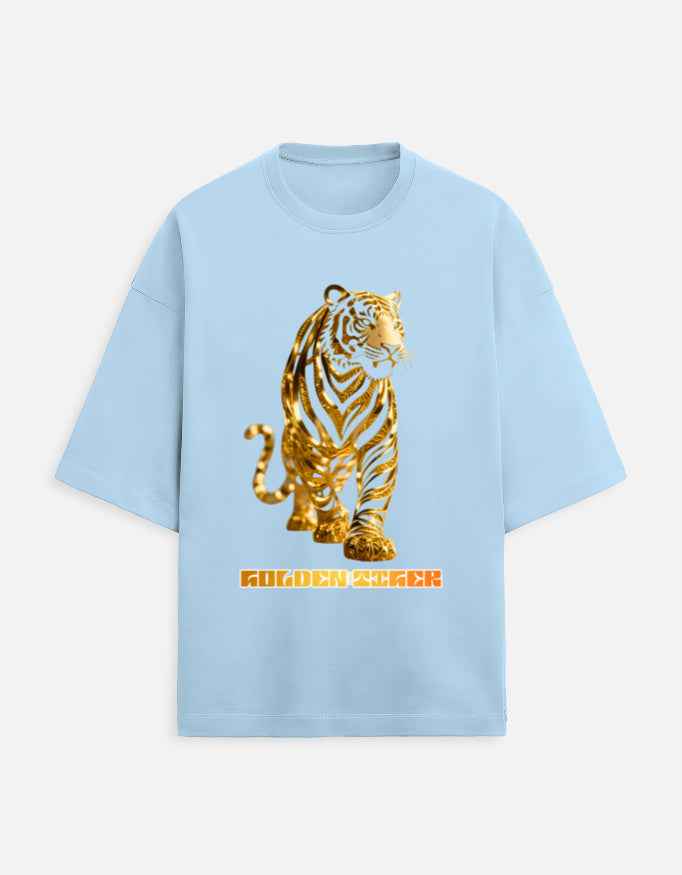 Metallic Golden Tiger T-Shirt