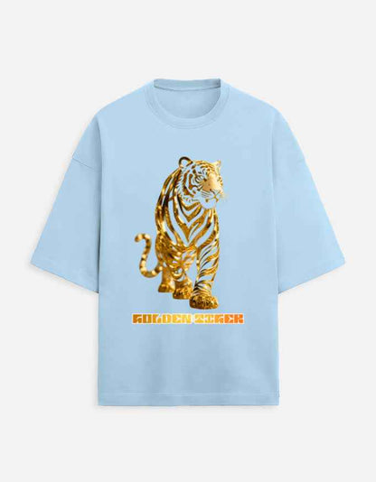 Metallic Golden Tiger T-Shirt