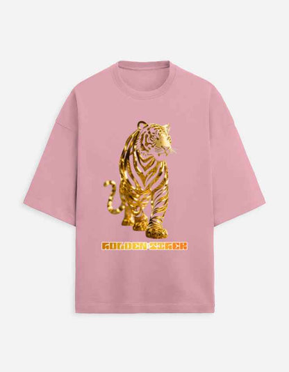 Metallic Golden Tiger T-Shirt