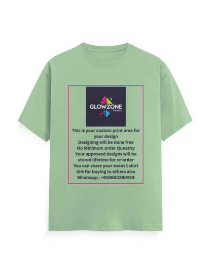 Unisex Classic Crew T-Shirt (Custom Print) Jade GlowZonePrints