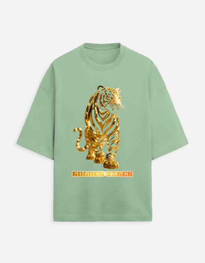 Metallic Golden Tiger T-Shirt