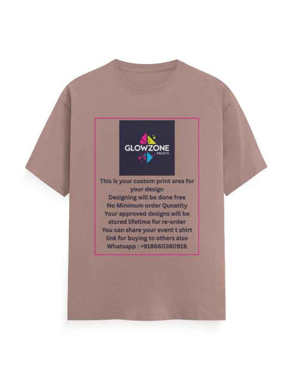 Unisex Classic Crew T-Shirt (Custom Print) Mushroom GlowZonePrints