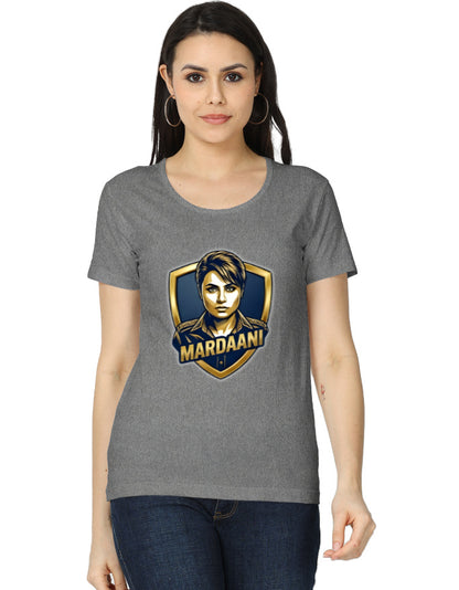Women's Classic T-Shirt - Mardani Charcoal Melange GlowZonePrints