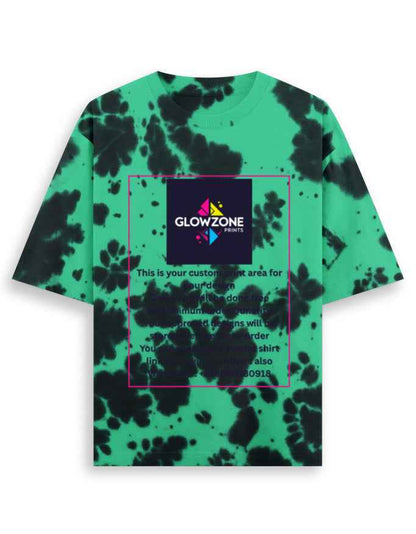Unisex Tie Dye Oversized T-Shirt (Custom Print)