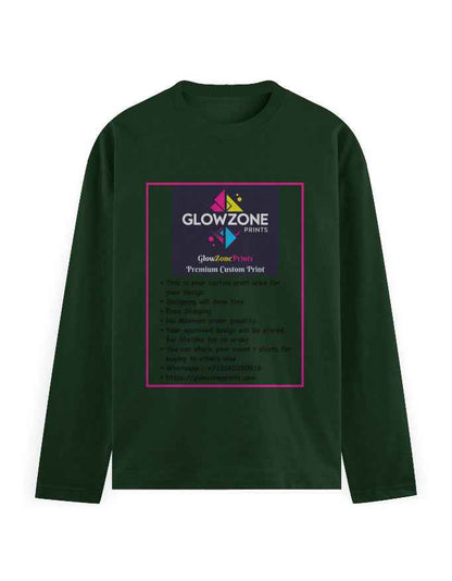 Men's Full Sleeve T-Shirt | MF31 (Custom Print)