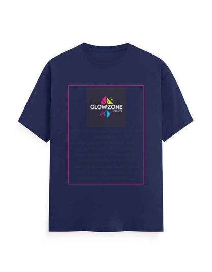 Unisex Classic Crew T-Shirt (Custom Print) Royal Blue GlowZonePrints