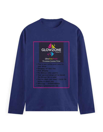 Men's Full Sleeve T-Shirt | MF31 (Custom Print)