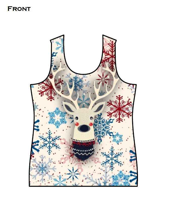 Reindeer Women's AOP Tank Top
