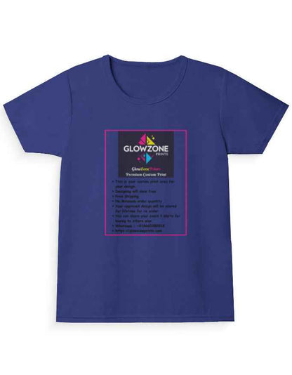 Girl's Crew Neck T-Shirt (Custom Print)