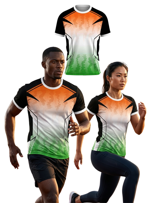 Unisex AOP T-Shirt – Jai Hind GlowZonePrints