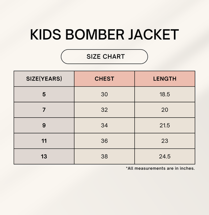 AOP Kids Bomber Jacket – Neon Burst Geometric Pattern GlowZonePrints