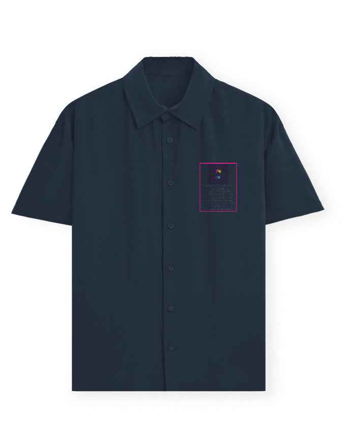 Unisex Oversized Shirt | UC28 (Custom Print) Navy Blue GlowZonePrints