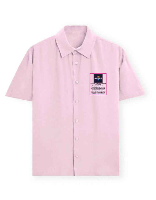 Unisex Oversized Shirt | UC28 (Custom Print) Light Baby Pink GlowZonePrints
