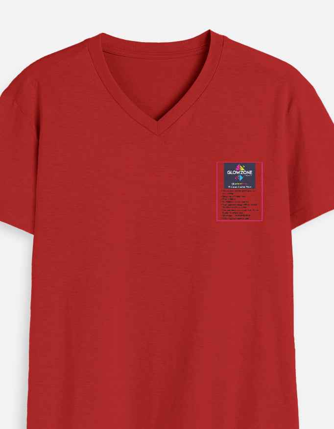 Unisex V Neck T-Shirt | UV34 (Custom Print)