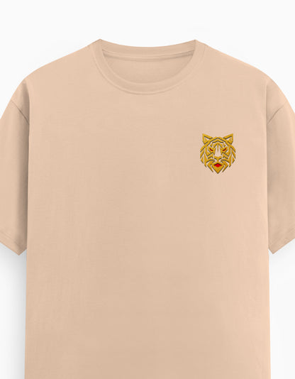 Unisex Classic Crew T-Shirt – Golden Tiger Emblem GlowZonePrints