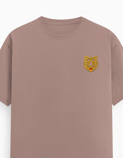 Unisex Classic Crew T-Shirt – Golden Tiger Emblem GlowZonePrints
