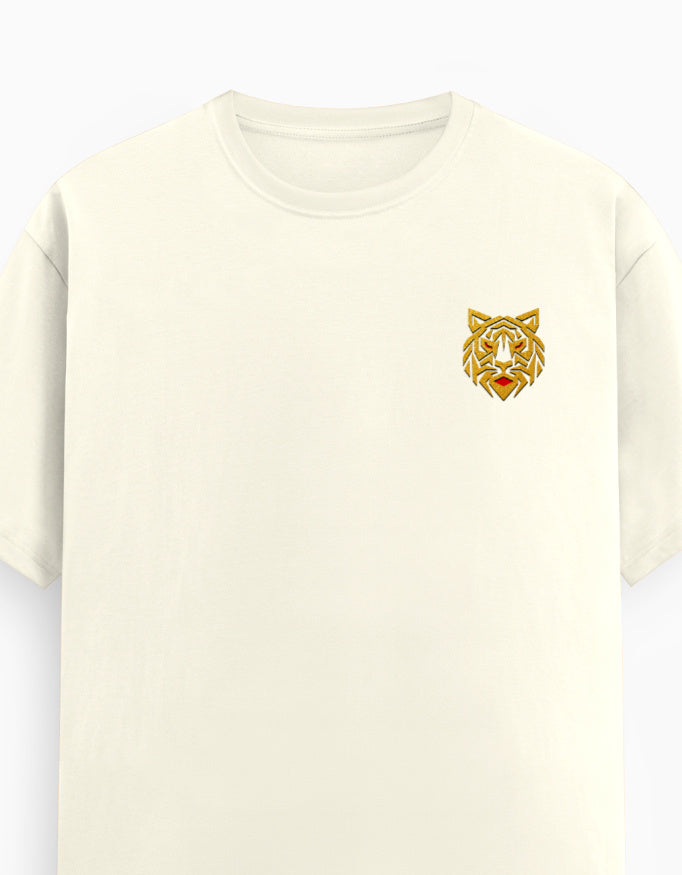 Unisex Classic Crew T-Shirt – Golden Tiger Emblem GlowZonePrints