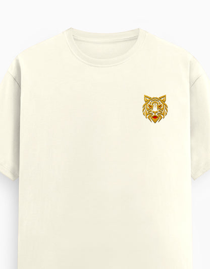 Unisex Classic Crew T-Shirt – Golden Tiger Emblem GlowZonePrints