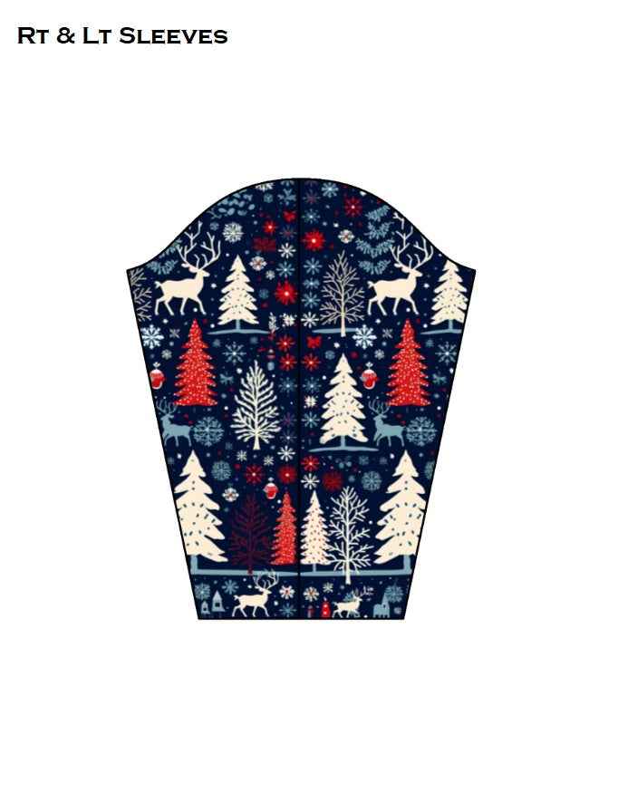 Reindeer Unisex AOP (All Over Print) Sweatshirt GlowZonePrints