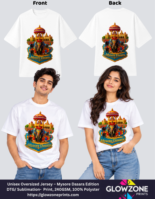 Unisex Oversized Jersey – Mysore Dasara Edition GlowZonePrints