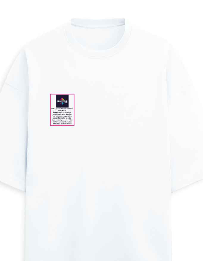 Unisex Terry Oversized Tee | UT27 (Custom Print)