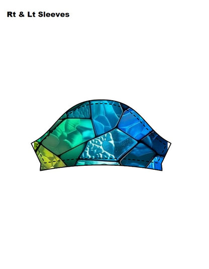 NeoColorFull AOP Crop Top & Mini Skirt Set GlowZonePrints