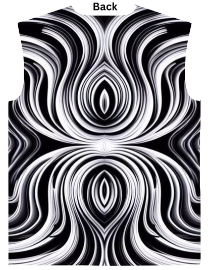Abstract Face Unisex AOP (All Over Print) T Shirt GlowZonePrints