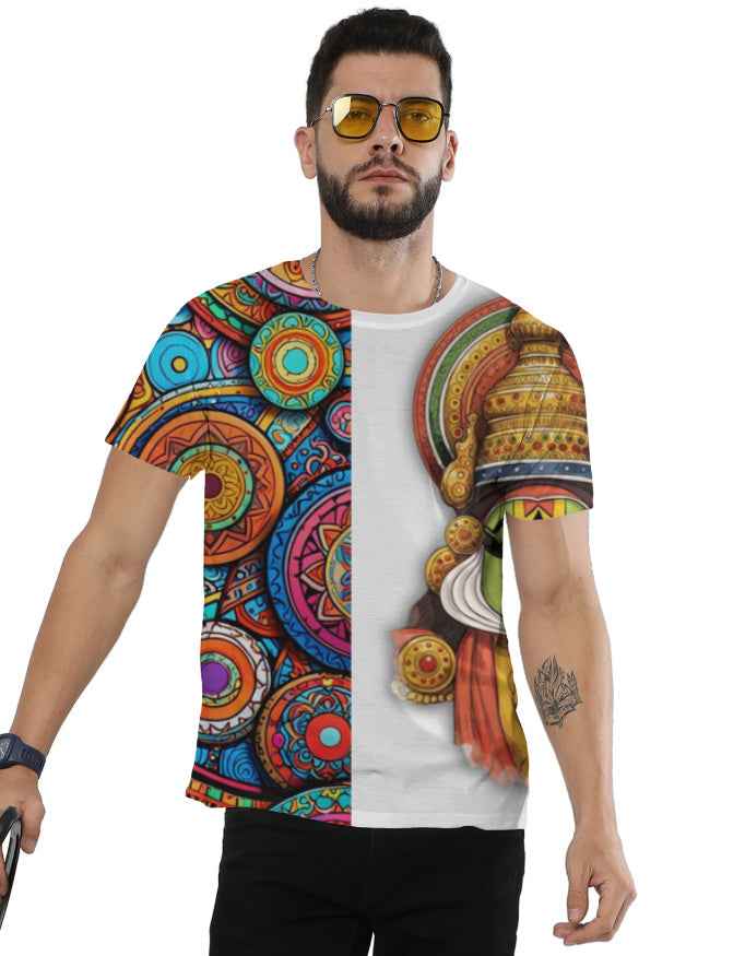 Yakshagana Unisex AOP T-Shirt