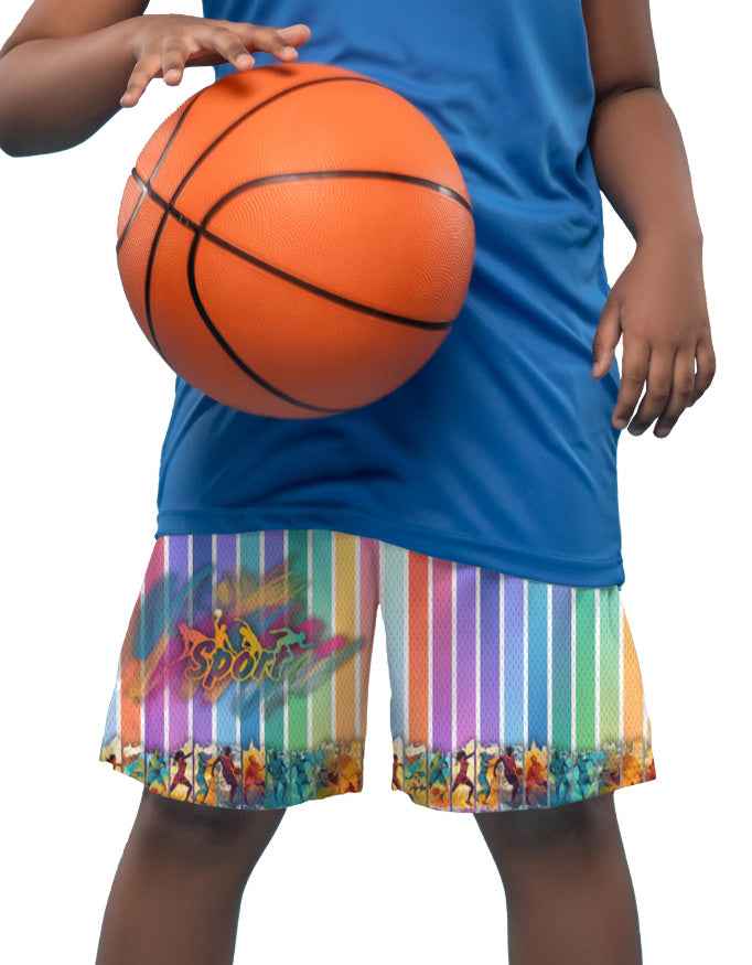 Kids AOP Sports Shorts