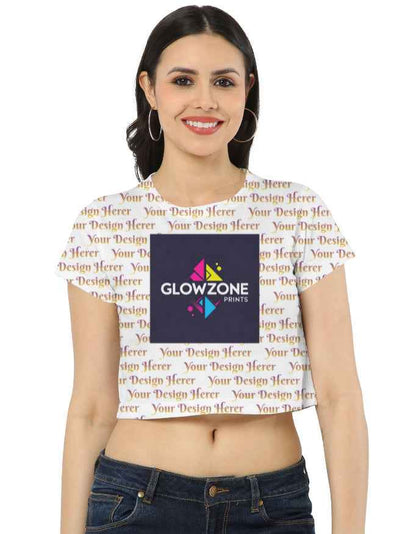 Custom AOP (All Over Print) Crop Top