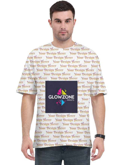 Custom AOP (All Over Print) Oversized T Shirt Custom GlowZonePrints