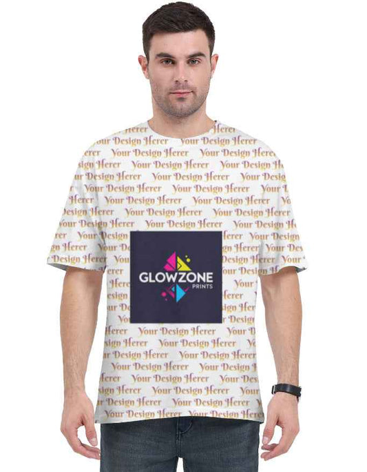 Custom AOP (All Over Print) Oversized T Shirt Custom GlowZonePrints