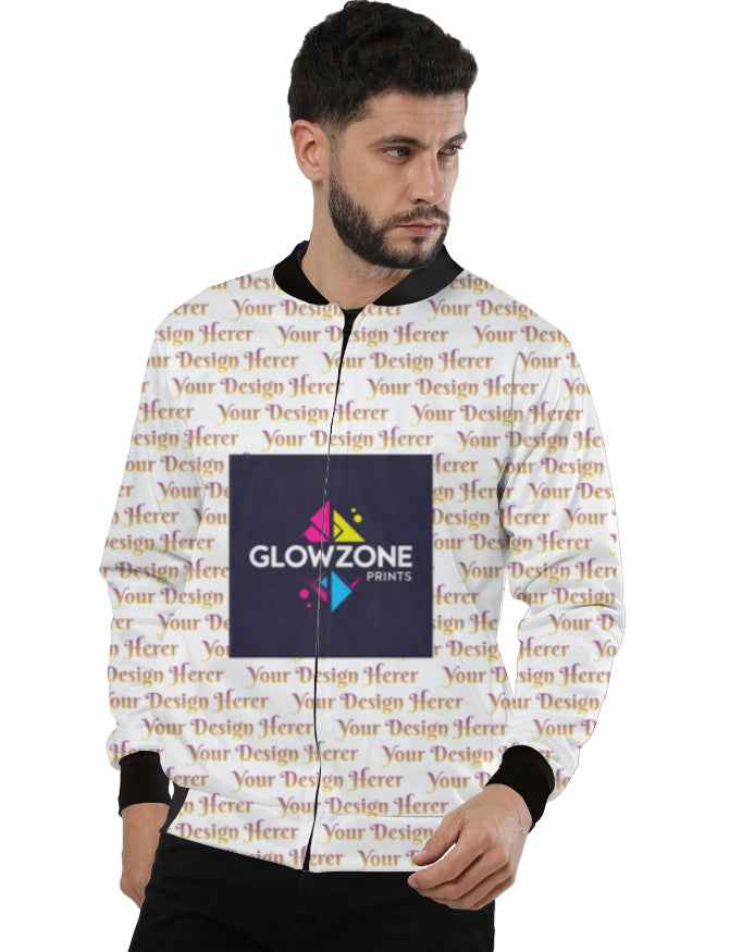 Custom AOP(All Over Print) Bomber Jacket Custom GlowZonePrints