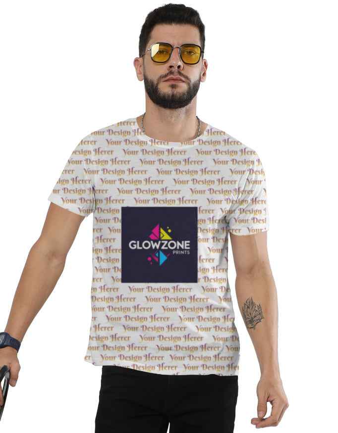 Custom AOP (All Over Print) T-Shirt | UA21 Custom GlowZonePrints