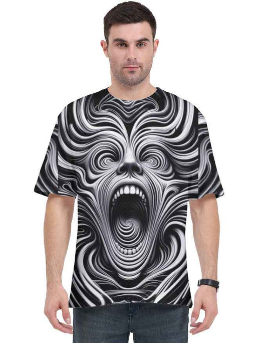 Abstract Face Unisex AOP (All Over Print) T Shirt